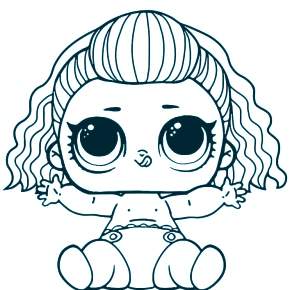 Раскраски ЛОЛ Младшие сестры