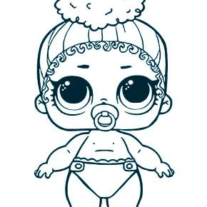 Раскраски ЛОЛ Младшие сестры