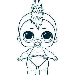 Раскраски ЛОЛ Младшие сестры