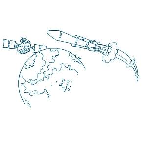 Раскраски ко Дню Космонавтики