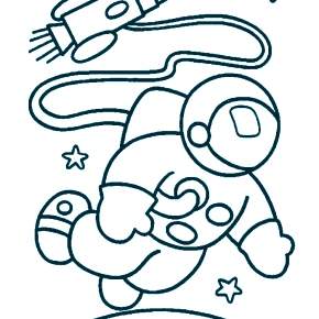 Раскраски ко Дню Космонавтики