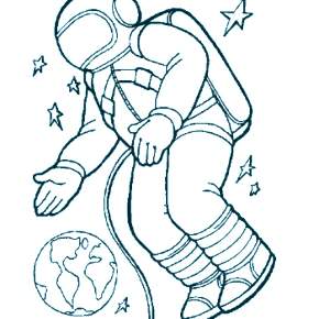 Раскраски ко Дню Космонавтики