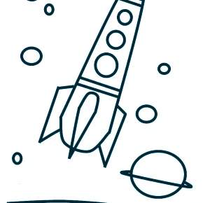 Раскраски ко Дню Космонавтики