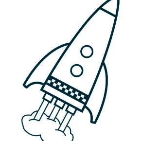 Раскраски ко Дню Космонавтики