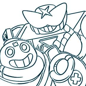 Раскраска Вольт из Браво Старс