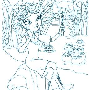 Раскраски Царевны Раскраски Царевны