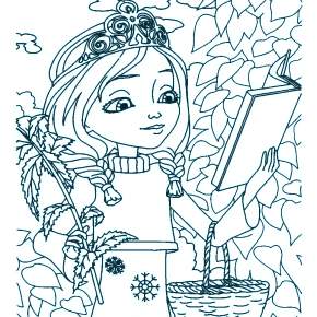 Раскраски Царевны Раскраски Царевны