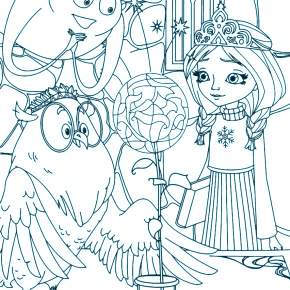 Раскраски Царевны Раскраски Царевны