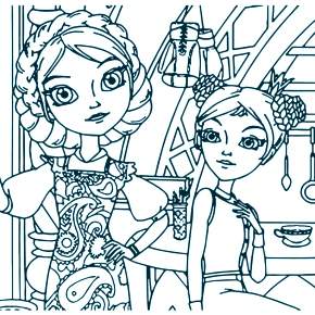 Раскраски Царевны Раскраски Царевны