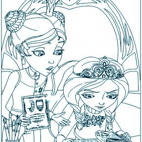 Раскраски Царевны Раскраски Царевны
