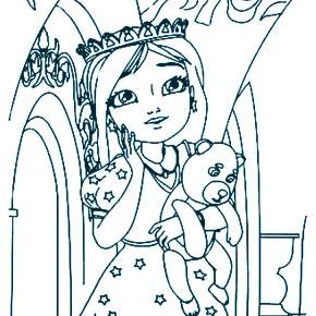 Раскраски Царевны Раскраски Царевны