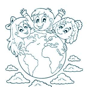 Раскраски День защиты детей Раскраски День защиты детей