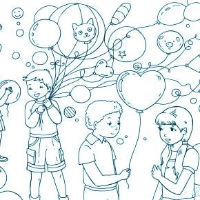 Раскраски День защиты детей Раскраски День защиты детей