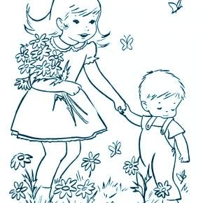 Раскраски День защиты детей Раскраски День защиты детей