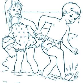 Раскраски Лето Раскраски Лето