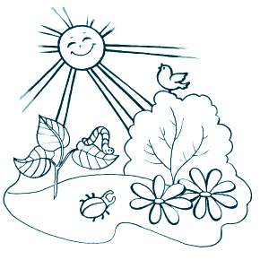 Раскраски Лето Раскраски Лето