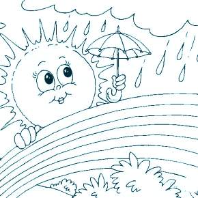 Раскраски Лето Раскраски Лето