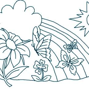 Раскраски Лето Раскраски Лето