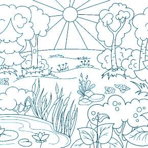 Раскраски Лето Раскраски Лето