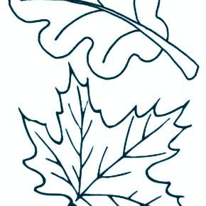 Раскраски Осенний листопад Раскраски Осенний листопад