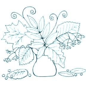 Раскраски Осенний листопад Раскраски Осенний листопад