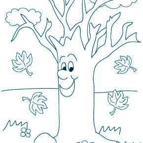 Раскраски Осенний листопад Раскраски Осенний листопад