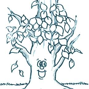 Раскраски Осенний листопад Раскраски Осенний листопад