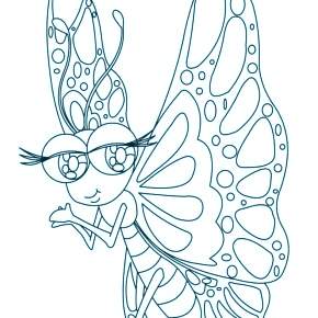 Раскраски Бабочки Раскраски Бабочки