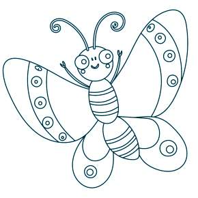 Раскраски Бабочки Раскраски Бабочки