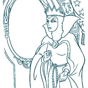 Раскраска Снежная Королева Раскраска Снежная Королева