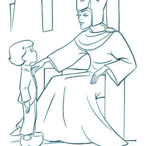 Раскраска Снежная Королева Раскраска Снежная Королева