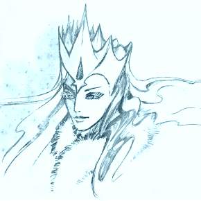 Раскраска Снежная Королева Раскраска Снежная Королева