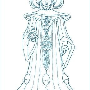 Раскраска Снежная Королева Раскраска Снежная Королева