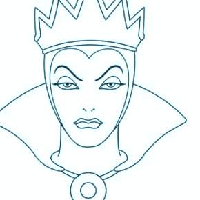 Раскраска Снежная Королева Раскраска Снежная Королева
