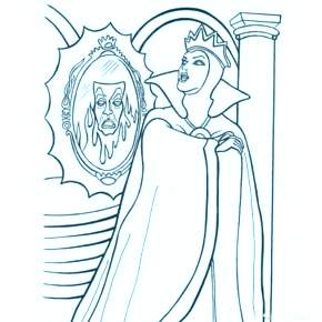 Раскраска Снежная Королева Раскраска Снежная Королева