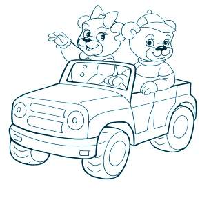 Раскраски машинки