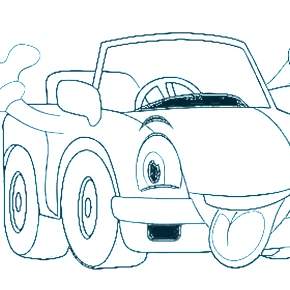 Раскраски машинки