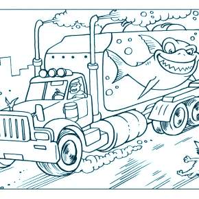 Раскраски машинки