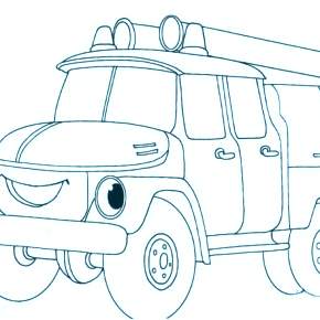 Раскраски машинки