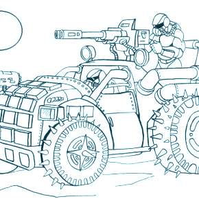 Раскраски машинки