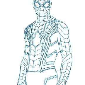 Раскраска Человека-Паука Раскраска Человека-Паука