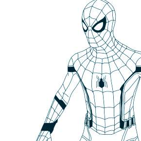 Раскраска Человека-Паука Раскраска Человека-Паука
