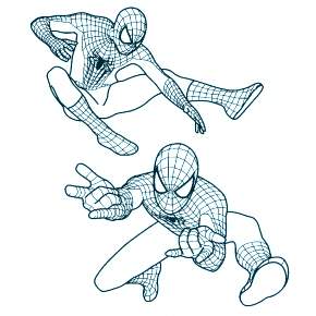 Раскраска Человека-Паука Раскраска Человека-Паука