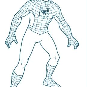 Раскраска Человека-Паука Раскраска Человека-Паука