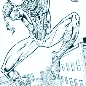 Раскраска Человека-Паука Раскраска Человека-Паука