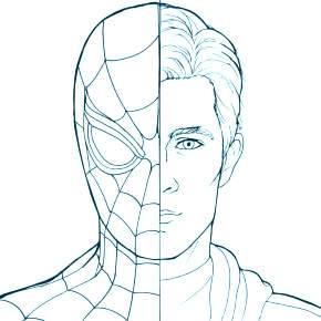 Раскраска Человека-Паука Раскраска Человека-Паука