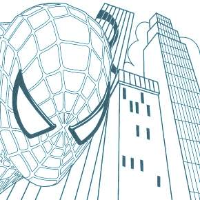 Раскраска Человека-Паука Раскраска Человека-Паука