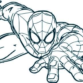 Раскраска Человека-Паука Раскраска Человека-Паука