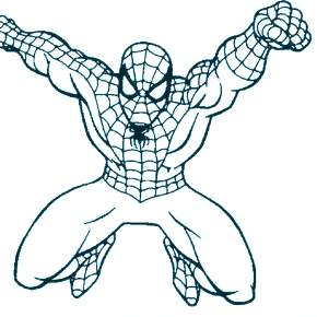 Раскраска Человека-Паука Раскраска Человека-Паука