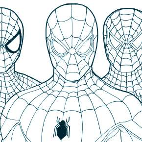 Раскраска Человека-Паука Раскраска Человека-Паука